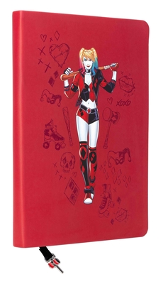 DC: Harley Quinn Journal with Ribbon Charm By Insights Cover Image
