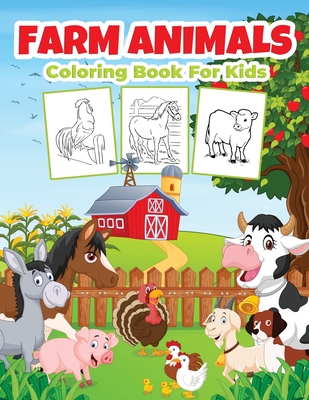 Animal Coloring Book for Kids: Cute Animal Coloring Pages for Kids 4-8 - Kids  Coloring Books - Relaxing Coloring Book for Boys & Girls (Paperback)