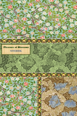 Pleasure of Blossoms NOTEBOOK [ruled Notebook/Journal/Diary to write in, 60 sheets, Medium Size (A5) 6x9 inches] Cover Image