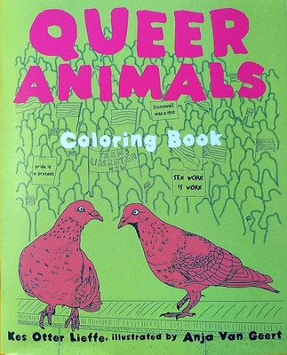 Queer Animals Coloring Zine Cover Image