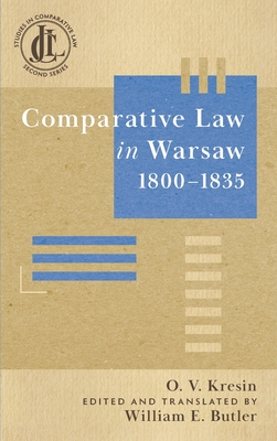 Comparative Law in Warsaw, 1800-1835 Cover Image