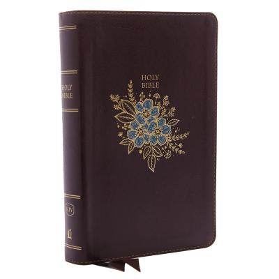 KJV, Deluxe Reference Bible, Personal Size Giant Print, Imitation Leather, Burgundy, Red Letter Edition Cover Image