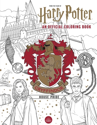 Harry Potter: Gryffindor House Pride: The Official Coloring Book: (Gifts Books for Harry Potter Fans, Adult Coloring Books) Cover Image