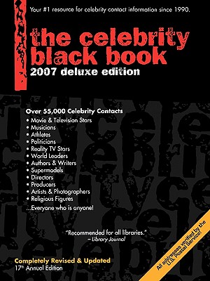 The Celebrity Black Book: Over 55,000 Accurate Celebrity Addresses By Jordan McAuley (Editor) Cover Image