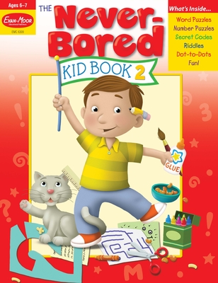 The Never-Bored Kid Book 2, Age 6 - 7 Workbook Cover Image