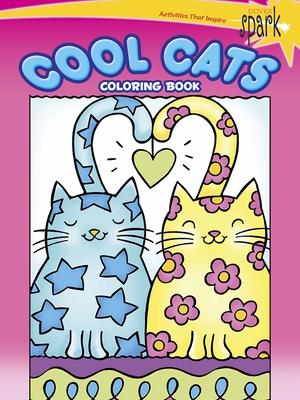Spark Cool Cats Coloring Book Cover Image