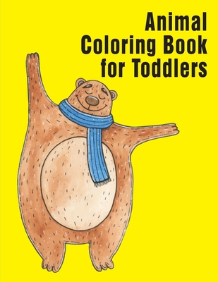 Animal Coloring Book for Toddlers: Christmas Book, Easy and Funny Animal Images (Animals Color Addict #12)