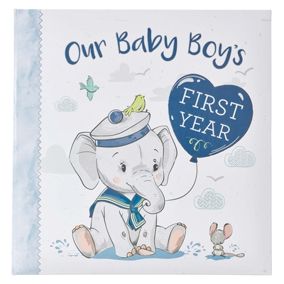 Memory Book Our Baby Boy's First Year By Christian Art Gifts Inc (Manufactured by) Cover Image