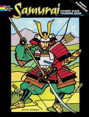 Samurai Stained Glass Coloring Book (Dover Fashion Coloring Book)