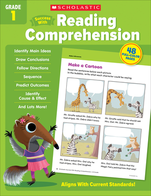 Scholastic Success with Reading Comprehension Grade 1 Workbook By Scholastic Teaching Resources Cover Image