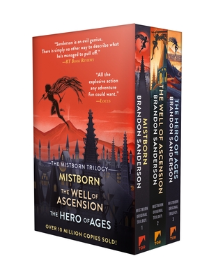 Mistborn Trilogy TPB Boxed Set: Mistborn, The Well of Ascension, The Hero of Ages (The Mistborn Saga) Cover Image