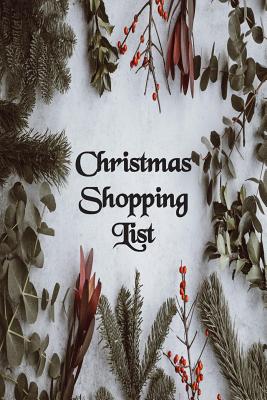 Christmas Shopping List: Notepad Organizer Book for Christmas Shopping list. Portable, compact, paperback for Christmas lists, notes, ideas. Pe By Jh Yuletide Shopping Lists Cover Image