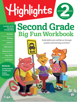 Second Grade Big Fun Workbook (Highlights Big Fun Activity Workbooks) Cover Image