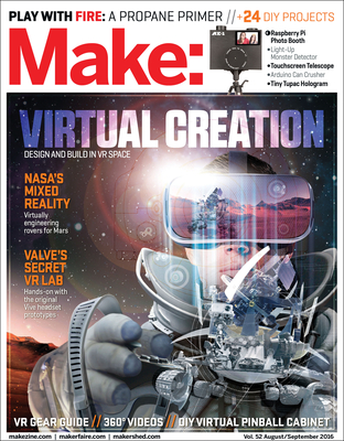 Make: Volume 52: Virtual Creation - Design and Build in VR Space Cover Image
