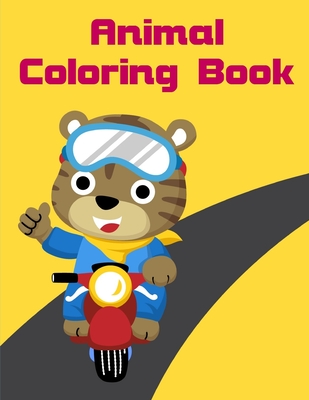 Animal Coloring Book: Super Cute Kawaii Coloring Pages for Teens Cover Image