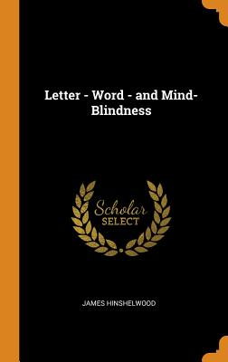 Letter - Word - And Mind-Blindness Cover Image
