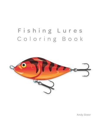 Fishing Lures - Coloring book (Colouring Books #1) (Paperback)