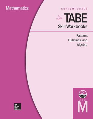 Tabe Skill Workbooks Level M: Patterns, Functions, Algebra - 10 Pack Cover Image