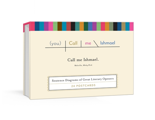 Call Me Ishmael Postcards: Sentence Diagrams of Great Literary Quotes (Pop Chart Lab) By Pop Chart Lab Cover Image