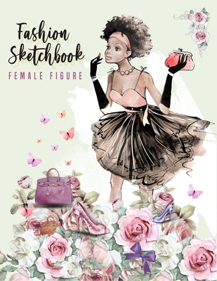 Girl Poses For Fashion Design Stock Vector | Adobe Stock