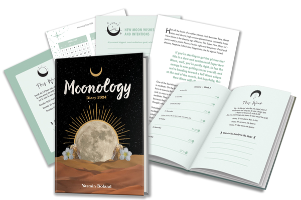 Moonology™ Diary 2024 By Yasmin Boland Cover Image