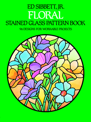 Floral Stained Glass Pattern Book Cover Image