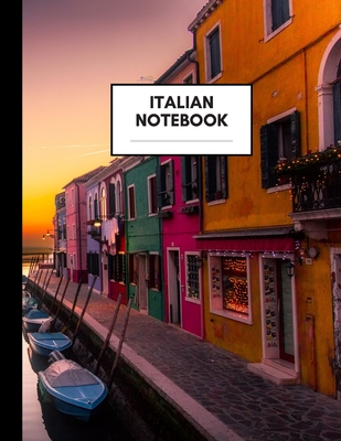 Italian Notebook: Composition Book for Italian Subject, Large Size, Ruled Paper, Gifts for Italian Language Learners and Teachers By Kani Notebooks &. Journals Cover Image