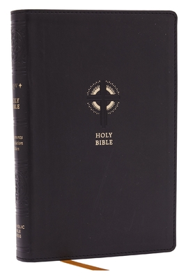 Nrsvce Sacraments of Initiation Catholic Bible, Black Leathersoft, Comfort Print Cover Image