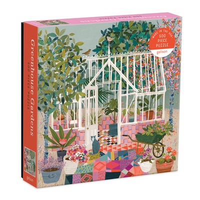 Greenhouse Gardens 500 Piece Puzzle Cover Image