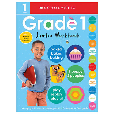First Grade Jumbo Workbook: Scholastic Early Learners (Jumbo Workbook) By Scholastic Cover Image