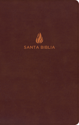 NVI Biblia Ultrafina, marrón piel fabricada con índice Cover Image