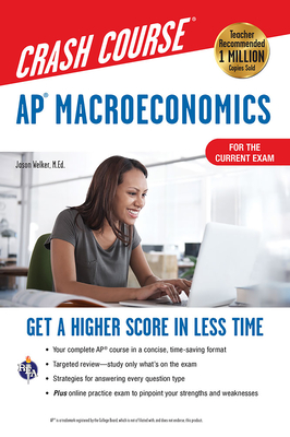 Cover for Ap(r) Macroeconomics Crash Course, Book + Online