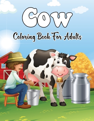 Cow Coloring Book For Adults: Stress Relief Coloring Book for Cow Lovers Featuring Mandala Style Cow Coloring Pages.Volume-1 Cover Image