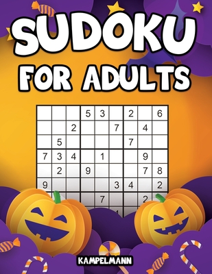 Sudoku for Adults: 200 Sudoku Puzzles for Adults with Solutions - Large Print - Halloween Edition By Kampelmann Cover Image