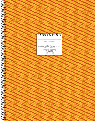 Passantino Music Papers, No. 159: Guitar Manuscript Paper Cover Image