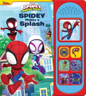 Disney Junior Marvel Spidey and His Amazing Friends: Spidey Makes a Splash Sound Book [With Battery]