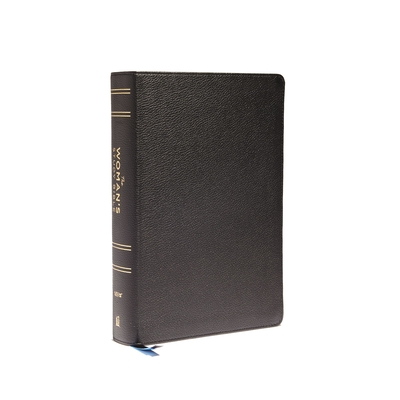 Niv, the Woman's Study Bible, Genuine Leather, Black, Full-Color, Red Letter: Receiving God's Truth for Balance, Hope, and Transformation Cover Image