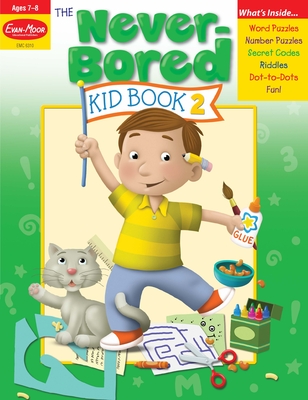 The Never-Bored Kid Book 2, Age 7 - 8 Workbook Cover Image