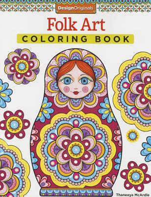 Folk Art Coloring Book (Coloring Is Fun #13)