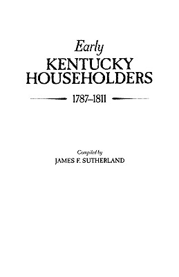 Early Kentucky Householders, 1787-1811 Cover Image