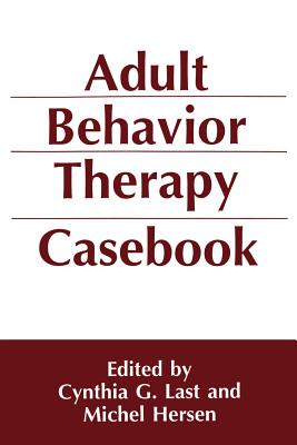 Adult Behavior Therapy Casebook Cover Image