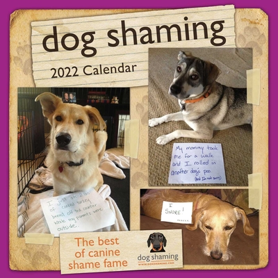 Dog Shaming 2022 Wall Calendar By Pascale Lemire, dogshaming.com Cover Image