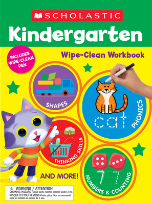 Kindergarten Wipe-Clean Workbook Cover Image