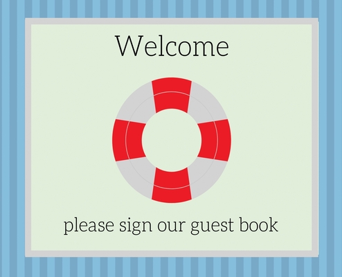 Guest Book for vacation home (Hardcover) By Lulu and Bell Cover Image