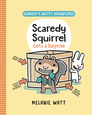 Cover for Scaredy Squirrel Gets a Surprise (Scaredy's Nutty Adventures #2)
