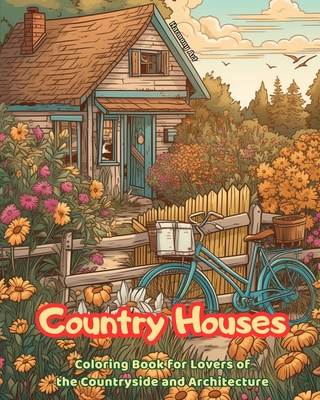Country Houses Coloring Book for Lovers of the Countryside and Architecture Amazing Designs for Total Relaxation: Dream Homes in Beautiful Countryside By Harmony Art Cover Image