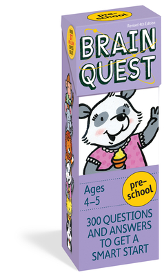 Brain Quest Preschool Q&A Cards: 300 Questions and Answers to Get a Smart Start. Curriculum-based! Teacher-approved! (Brain Quest Smart Cards) Cover Image