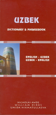 Uzbek-English/English-Uzbek Dictionary and Phrasebook: Romanized Cover Image