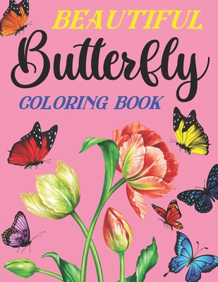 Floral Coloring Books For Adults Relaxation Butterflies And