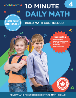 Canadian 10 Minute Daily Math Grade 4 By Demetra Turnbull Cover Image
